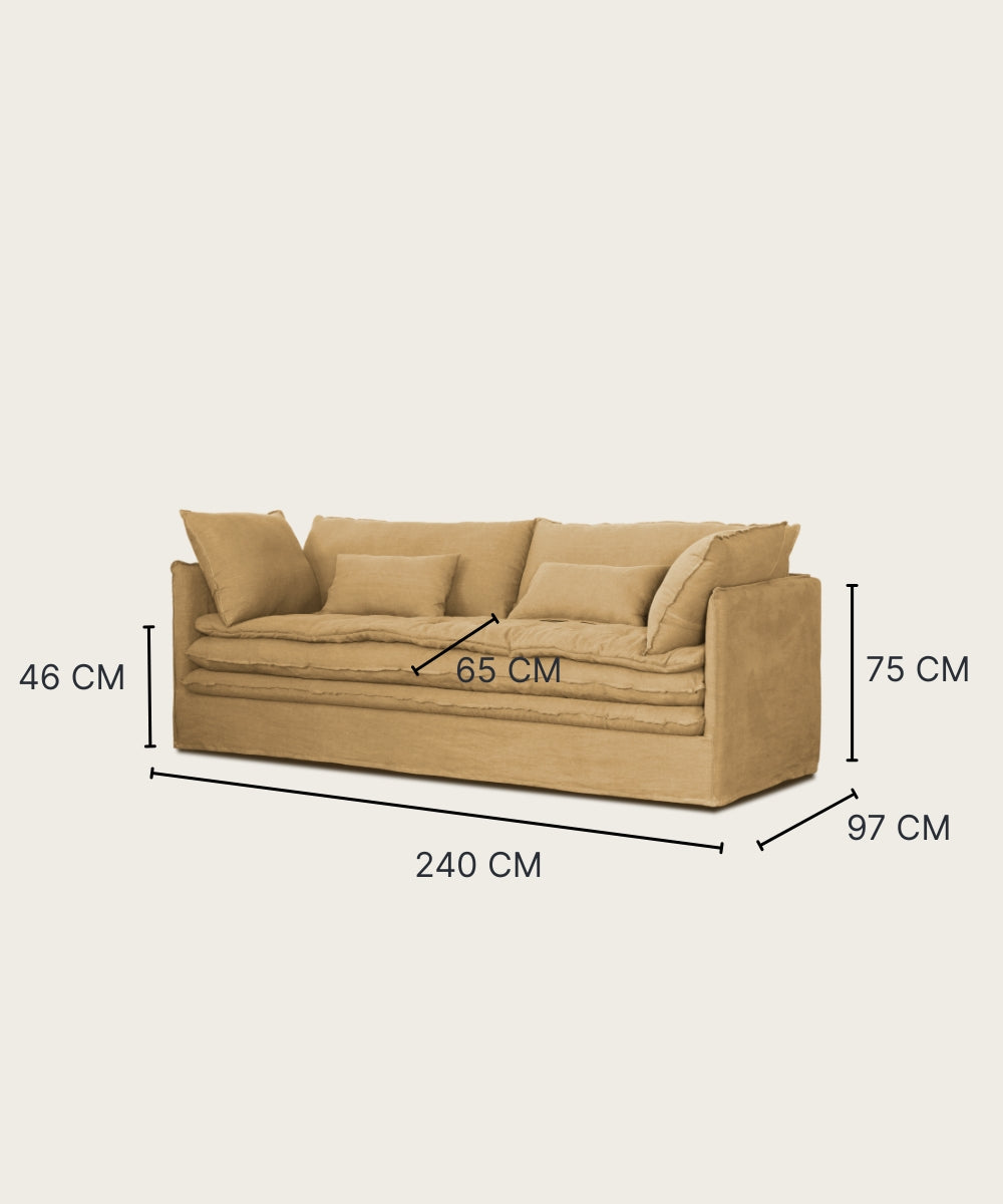Canapé sigmund miel