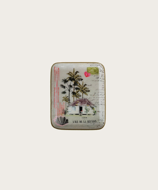 Plateau batkare roz 12x15 cm