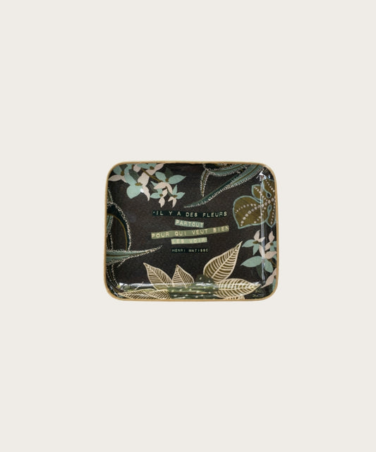Plateau poinsettia 12x15 cm