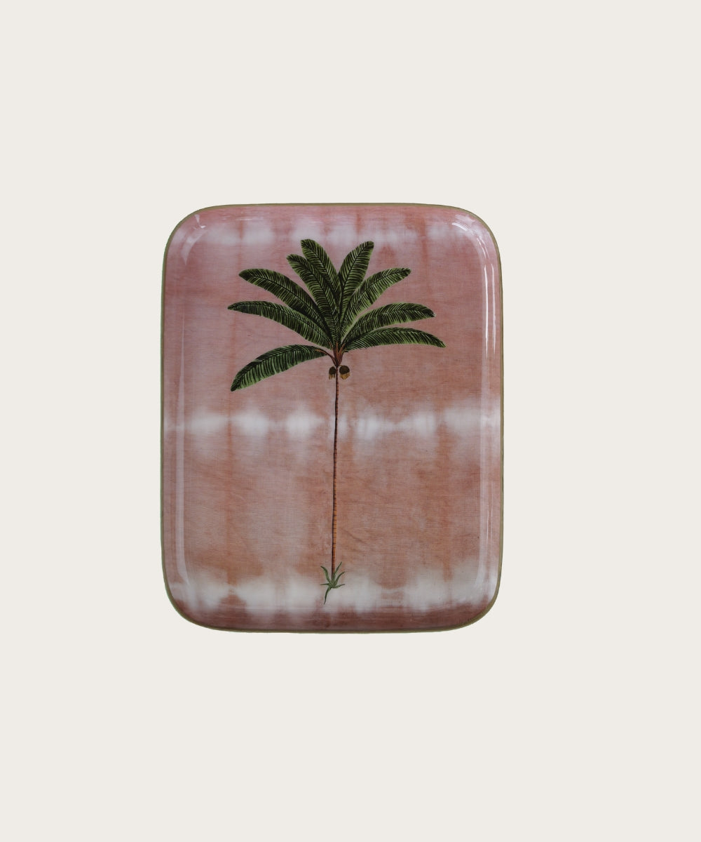 Plateau isis rose 25x19 cm