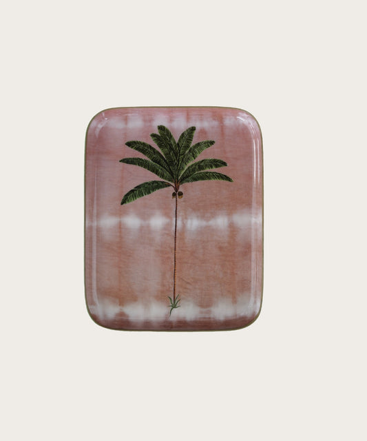 Plateau isis rose 25x19 cm