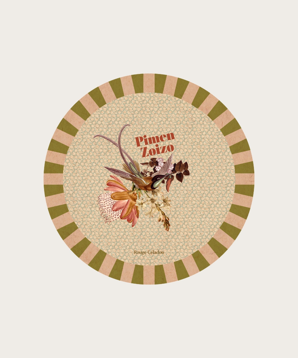 Set de table rond pimen zoizo