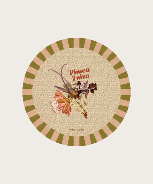 Set de table rond pimen zoizo