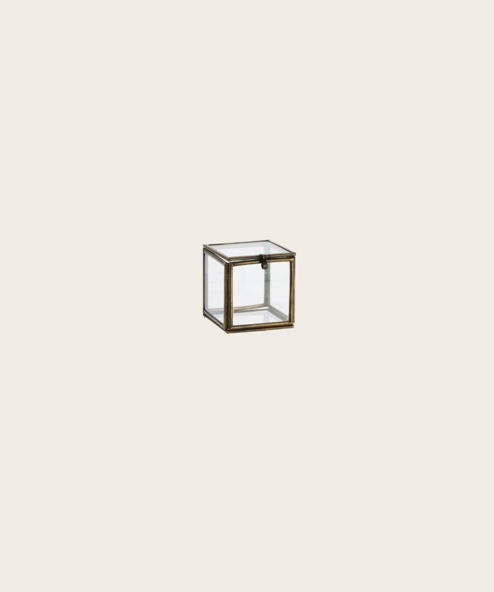 Boite en verre 5x5x5 