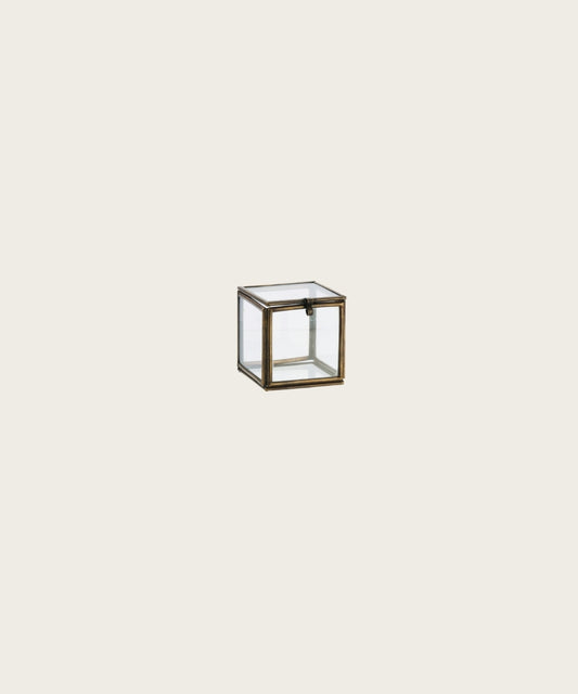 Boite en verre 5x5x5 