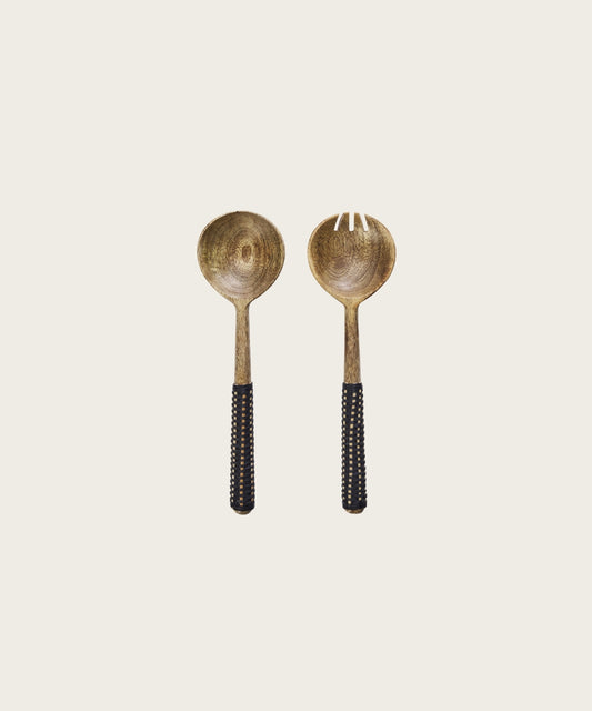 Couverts a salade bois bambou 