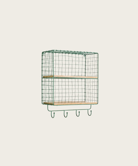 Etagere murale fer crochets 