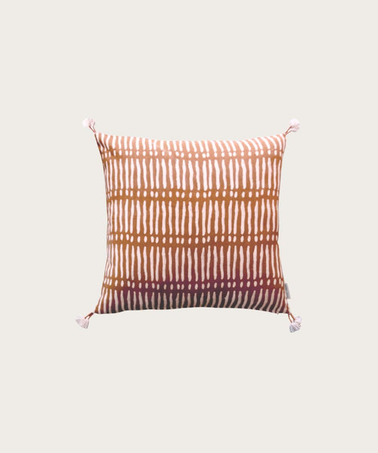 Housse de coussin konakri VIEUX ROSE