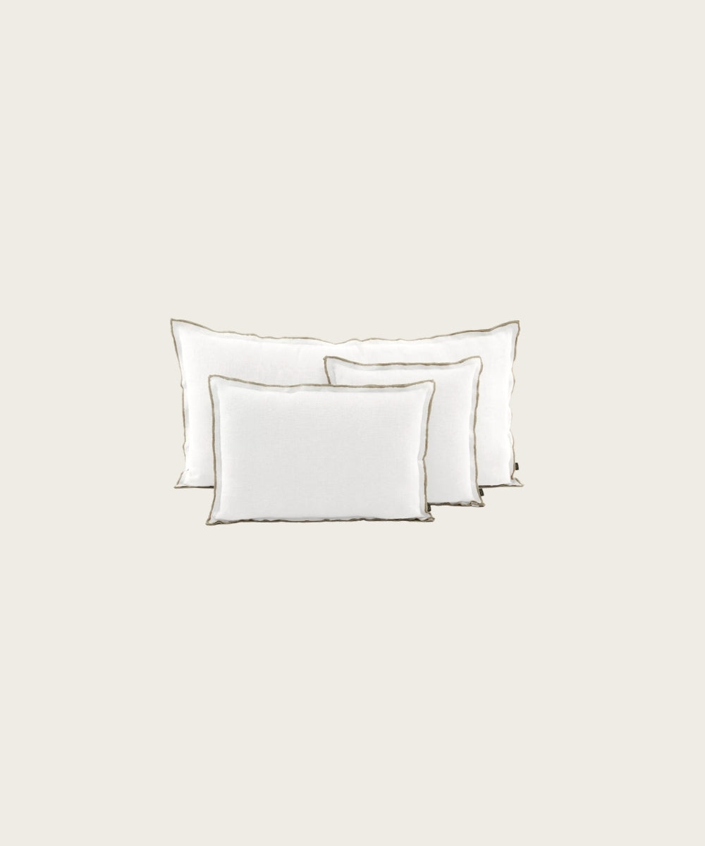Housse de coussin seoni blanc BLANC