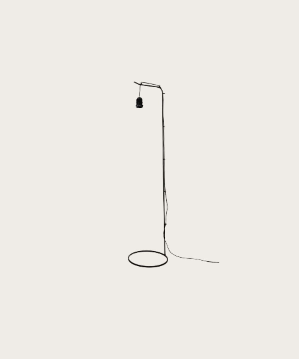 Pied de lampe potence h155 