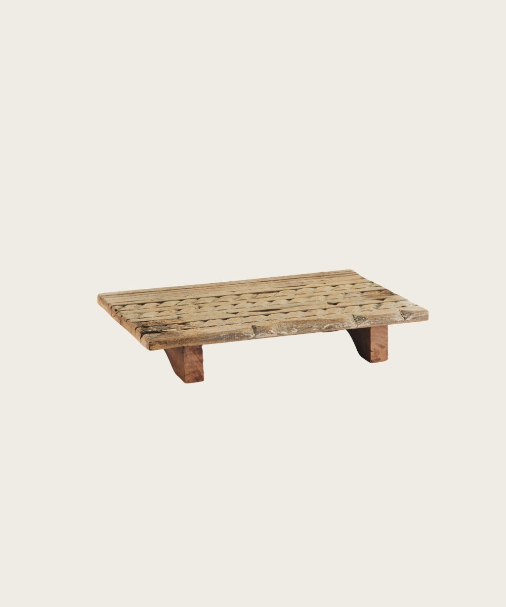 Plateau en bois recycle 