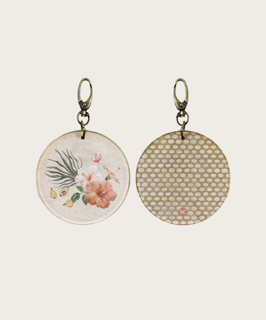 Porte cle hibiscus 