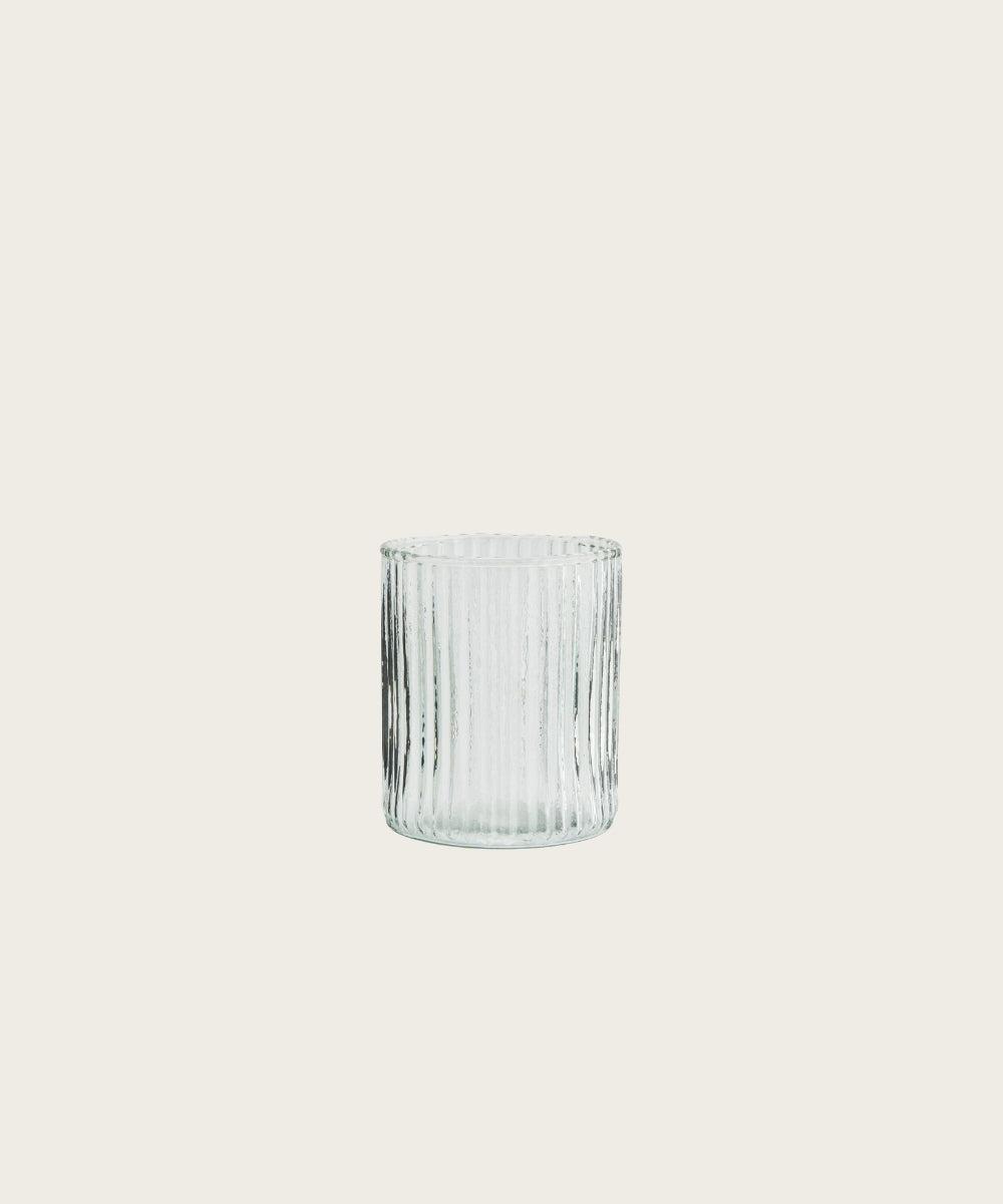 Verre rainures 