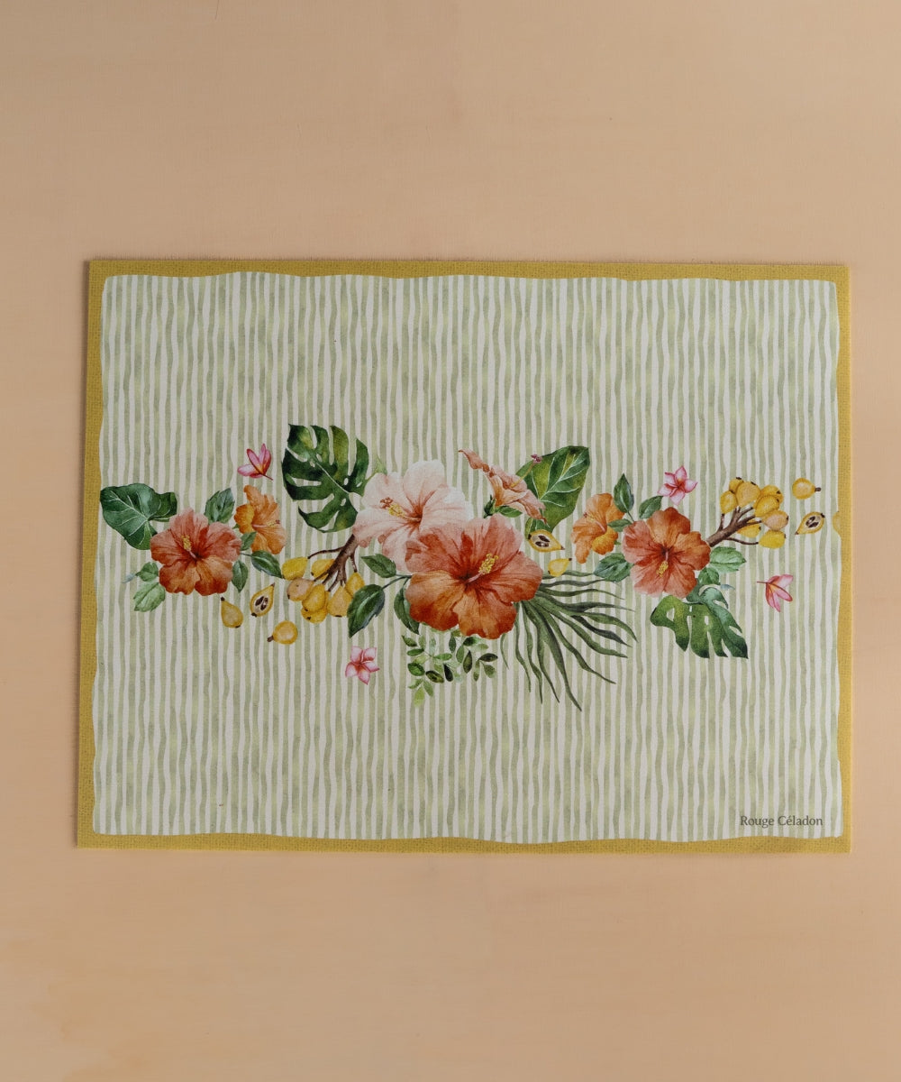 Set de table bibiscus