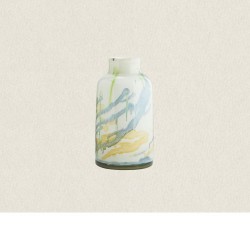 vase en verre teinté