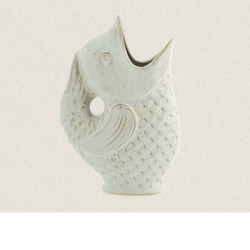 vase grès Poisson